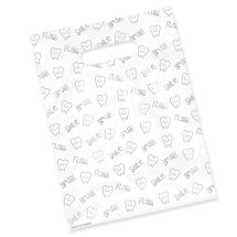Large Tooth Scatter Print Bags