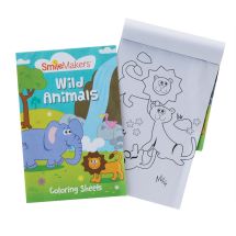 SmileMakers Wild Animal Coloring Books