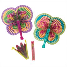 Butterfly Shaped Folding Fans