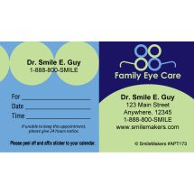 Custom Family Eye Care Appointment Cards