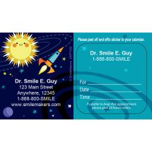 Custom Silly Space Appointment Cards