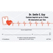 Medical Heartbeat Appointment Cards