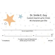 Scatter Stars Appointment Cards