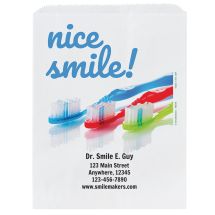 Custom Nice Smile Paper Bags- Small, Large, or Pharmacy