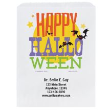 Custom Happy Halloween Paper Bags- Small, Large, or Pharmacy