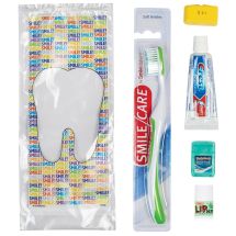 SmileCare™ Adult Smile! Preference Zippered Bag Dental Kits