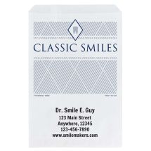 Custom Classic Smile Paper Bags - Small, Large, or Pharmacy