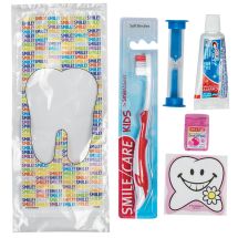 SmileCare™ Youth Smile! Premium Zippered Bag Dental Kits