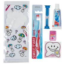 SmileCare™ Youth Dental Paratroopers Premium Zippered Bag Dental Kits