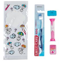 SmileCare™ Youth Dental Paratrooper Basic Zippered Bag Dental Kits
