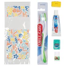 SmileCare™ Adult Celebration Preference Zippered Bag Dental Kits