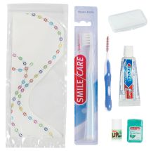 SmileCare™ Orthodontic Premium Zippered Bag Dental Kits