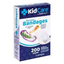 KidCare™ Owie! Mini Strip Bandages