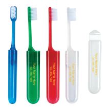 Custom Translucent Travel Toothbrushes