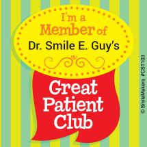 Custom Great Patient Club Stickers