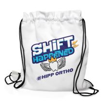 Custom Sublimation White Canvas Backpack