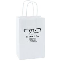 Custom White Paper Bags - Small