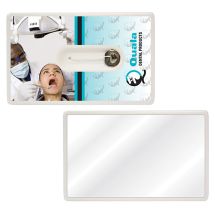 Custom Credit Card Dental Floss with Mirror