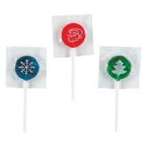 Christmas Tongue Tattoo Lollipops