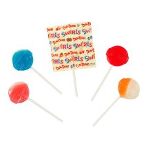 Dum Dum Swirls Flat Pops Lollipops