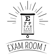 Eye Chart Wall Decal