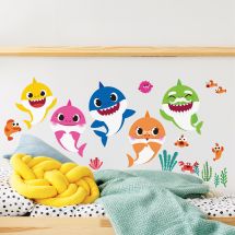 Baby Shark Assorted Wall Decals
