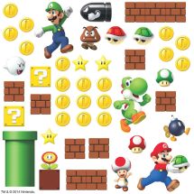 Super Mario Build A Scene Wall Decals