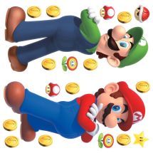 Super Mario Luigi & Mario Giant Wall Decals