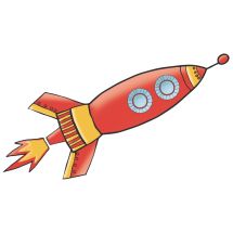 Rocket Giant Wall Decals