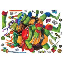 Teenage Mutant Ninja Turtles Mutant Mayhem Group Giant Wall Decals