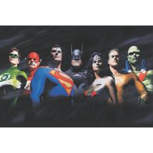 Alex Ross Justice League Peel & Stick Wallpaper Mural