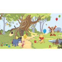 Pooh & Friends Chair Rail Wall Mural