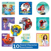 Dental Character Sticker Sampler