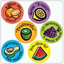 Scented Motivational Fruit Mini Stickers