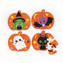 Mini Halloween Pumpkin Puzzles