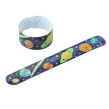 Glow in the Dark Space Slap Bracelets