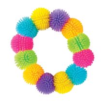 Neon Wooly Ball Bracelets