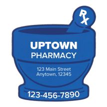 Custom Mortar & Pestle Shaped Magnets