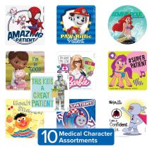 Medical Character Sticker Sampler