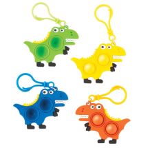 Dino Fidget Popper Backpack Pulls