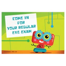 Custom Robot Exam Recall Cards