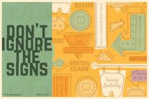 Don't Ignore the Signs Custom Recall Cards