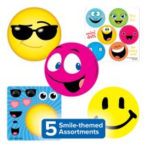 Smiley Sticker Sampler