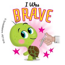 I Was Brave Little Animals Stickers