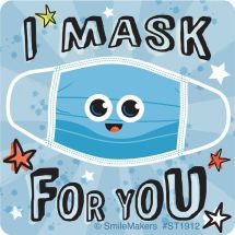 I Mask For You Stickers