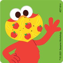 Sesame Street in Masks Stickers