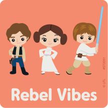 Star Wars Rebel Vibes Stickers