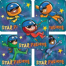 Star Patient Space Stickers