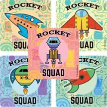 Rocket Squad Stickers