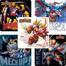 Avengers Mech Strike Mechasaurus Stickers